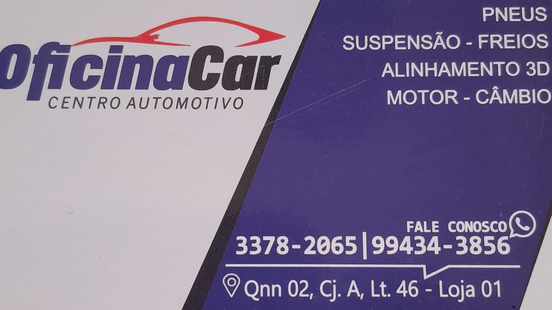 OFICINA CAR CENTRO AUTOMOTIVO 
