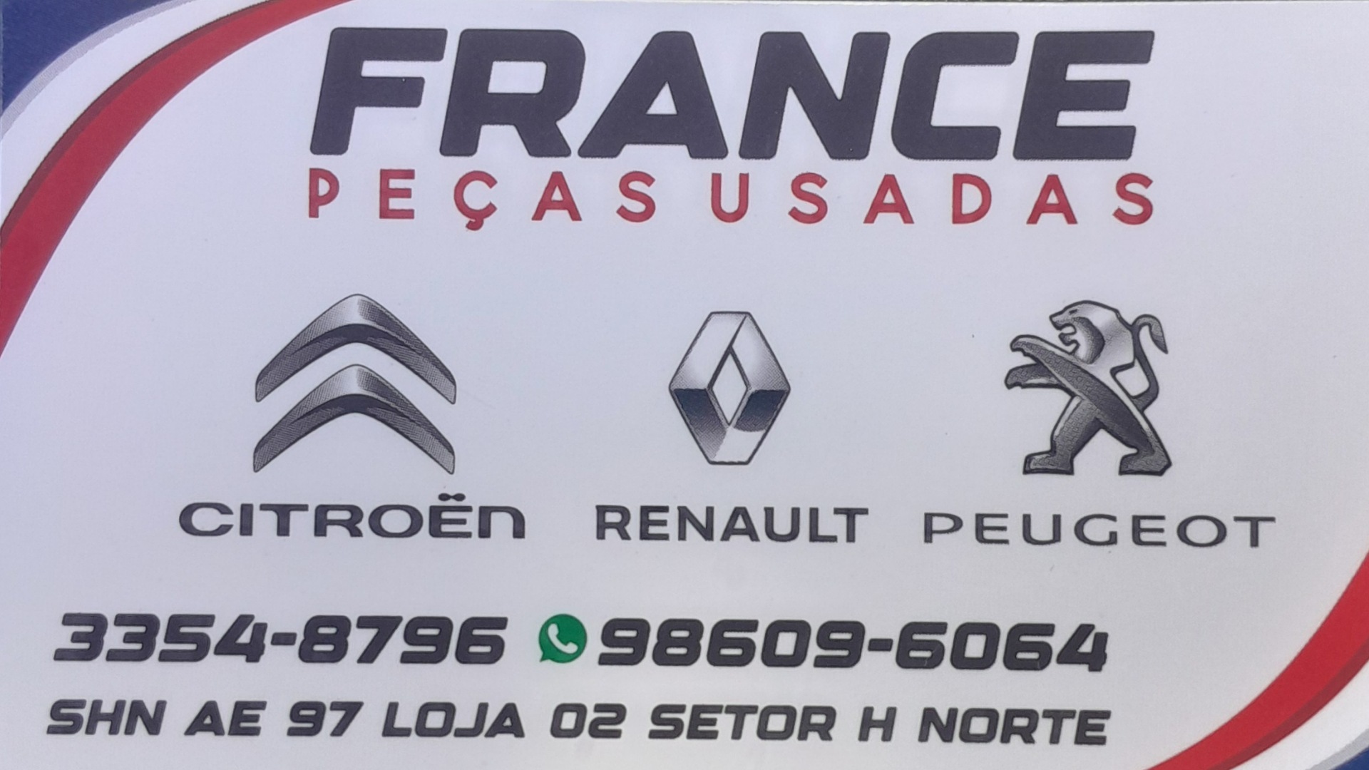 FRANCE PEÇAS USADAS 