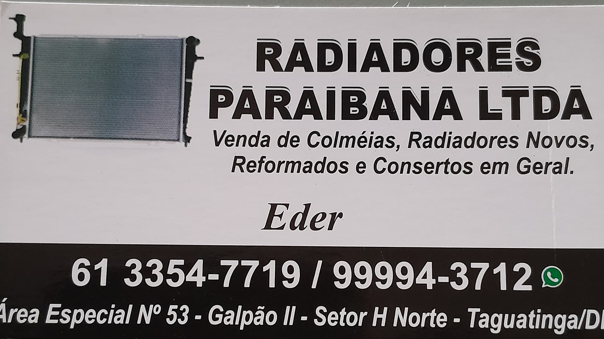 RADIADORES PARAIBANA 
